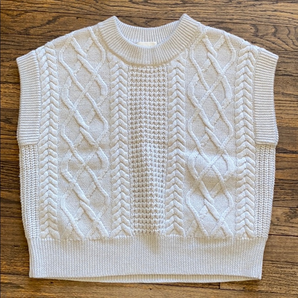 Wilfred Cropped Fisherman Sweater